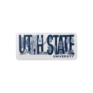 Utah State University Doodle Magnet